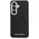 Karl Lagerfeld Samsung Galaxy S26 Plus -kuori kohokuvioitu MagSafe Musta