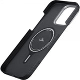 Pitaka iPhone 16 Pro Kuori Ultra-Slim Case MagSafe Musta/Harmaa Twill