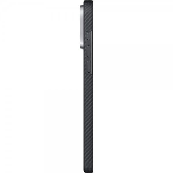 Pitaka iPhone 16 Pro Kuori Ultra-Slim Case MagSafe Musta/Harmaa Twill