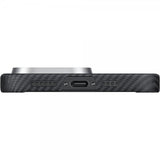 Pitaka iPhone 16 Pro Kuori Ultra-Slim Case MagSafe Musta/Harmaa Twill