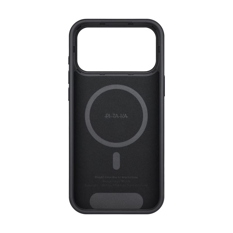 Pitaka iPhone 17 Pro Max Kuori Summa MagSafe Musta/Harmaa toimikas