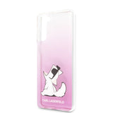 Karl Lagerfeld Samsung Galaxy S21 Plus -suojakuori Choupette Transparent Pink