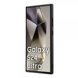 Karl Lagerfeld Samsung Galaxy S24 Ultra Suojakuori Grip & Stand Saffiano Musta