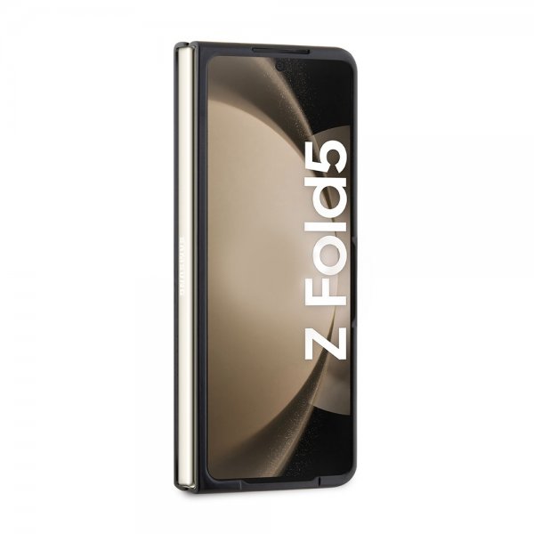Karl Lagerfeld Samsung Galaxy Z Fold 5 -kuori NFT Karl & Choupette Pin Saffiano Musta