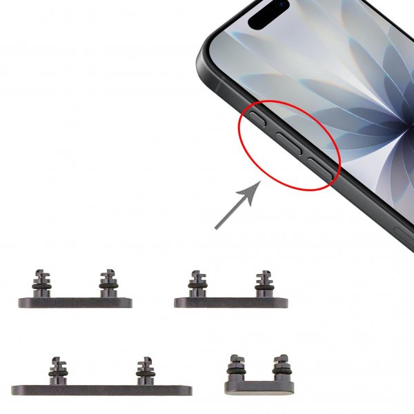 Näppäimistö iPhone 17 - Musta