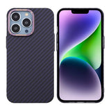 iPhone 13 Pro Carbon Fiber Pattern Case Lila