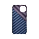 iPhone 14 Kuori Hiilikuitukuvio Sininen Violetti