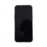 iPhone 14 Plus -kuoret hiilikuitukuvioinnilla, sininen