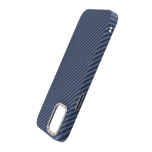 iPhone 14 Pro Kuoret Hiilikuitukuvio Sininen