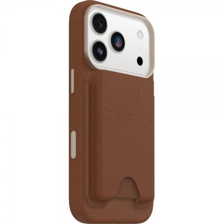 Otterbox korttikotelo MagSafe Wallet Symmetry Cactus Leather Desert Saddle