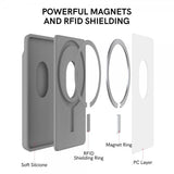 Ahastyle Korttipidike PT133-A MagSafe Harmaa