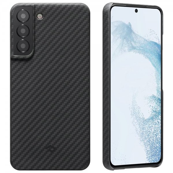 Pitaka Samsung Galaxy S22 Kotelo MagEZ Case 2 Musta/Harmaa Twill