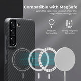 Pitaka Samsung Galaxy S22 Kotelo MagEZ Case 2 Musta/Harmaa Twill