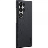 Pitaka Samsung Galaxy S25 Ultra Kuori Ultra-Slim Case MagSafe Musta/Harmaa Twill