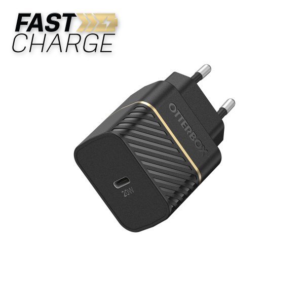 Otterbox Puhelinlaturi 20W USB-C PD Musta Shimmer