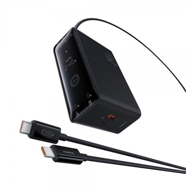 Baseus laturi 240W Digital GaN Desktop pikalaturi