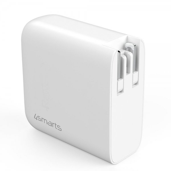 4smarts Laturi GaN Flex 65W 2 USB-C+1 USB-A
