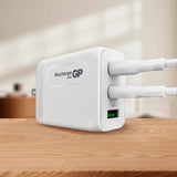 GP Laturi GaN PD 65W 2xUSB-C + 1xUSB-A