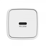 Celly-laturi USB-C-kaapelilla TC1C20WTYPEC 20W, valkoinen