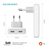 Fixed Laturi Slim GaN 45W 2xUSB-C