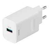 Deltaco laturi pikalataus 24W USB-A valkoinen