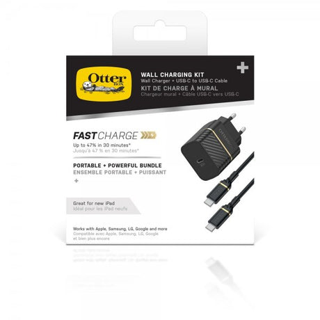 Otterbox-laturi USB-C–USB-C 20 W seinälaturi + kaapeli
