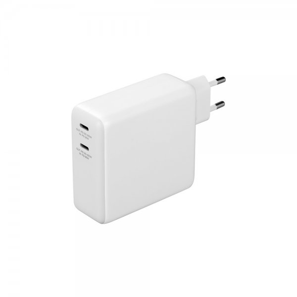 Deltaco Seinälaturi sisäänrakennetulla Powerbankilla USB-C GaN 60W 9600 mAh