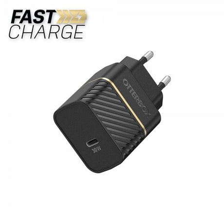 Otterbox Laturi Seinälaturi 30W GaN USB-C PD Black Shimmer