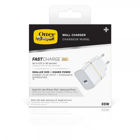 Otterbox Laturi Seinälaturi 30W GaN USB-C PD Cloud Dust