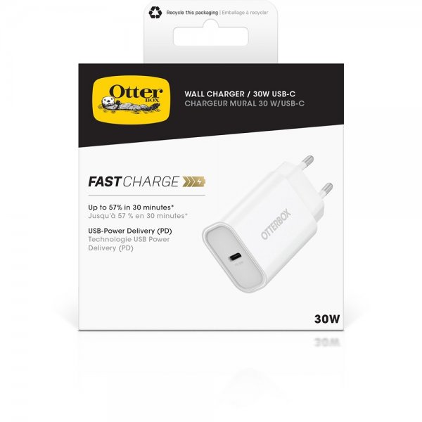 Otterbox Laturi Seinälaturi 30W USB-C Valkoinen