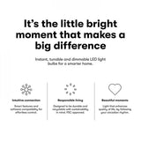 Lite bulb moments White & Color Ambience (RGB) E27 lamppu - 3 kpl:n pakkaus
