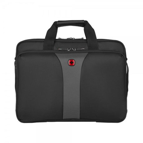 Wenger Legacy 16" Double Gusset -tietokonelaukku, harmaa/musta
