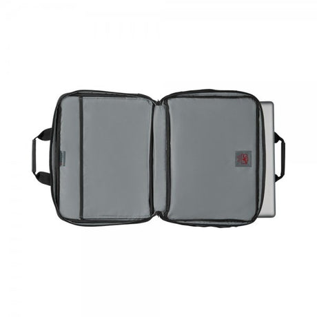 Wenger Legacy 16" Double Gusset -tietokonelaukku, harmaa/musta