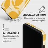 Burga iPhone 13 Pro Suojakuori Tough MagSafe Lemon Tart
