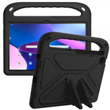 Lenovo Tab M10 Plus (3rd Gen) TB125 TB128 Lasten Kuori Jalustatoiminnolla Musta
