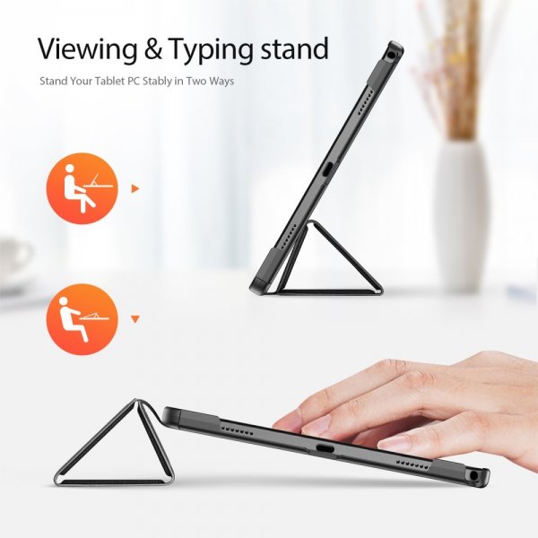 Dux Ducis Lenovo Tab M11 TB330 -kotelo DOMO Series Musta
