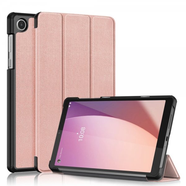 Lenovo Tab M8 (4. sukupolvi) TB300 Folio-kotelo, kolmiosainen, ruusukulta