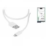 Vivanco Lightning–USB-kaapeli, 1,2 m, valkoinen