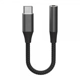 X2O Äänisovitin USB-C–3.5 mm AUX 0,1 m Musta
