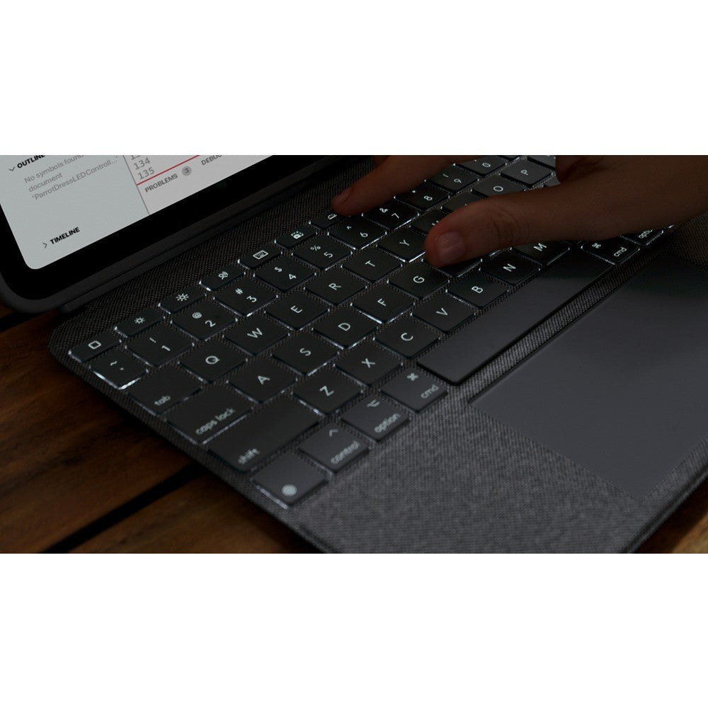 Logitech iPad 10.9 (gen 10)/iPad 11 (A16) Kotelo näppäimistöllä Combo Touch