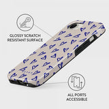 Burga iPhone 16e/iPhone 17e Tough MagSafe Love Me Right -kuori