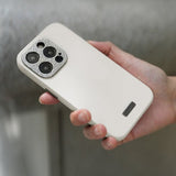 Moshi iPhone 15 Pro Max Kuori Napa MagSafe Eggnog White