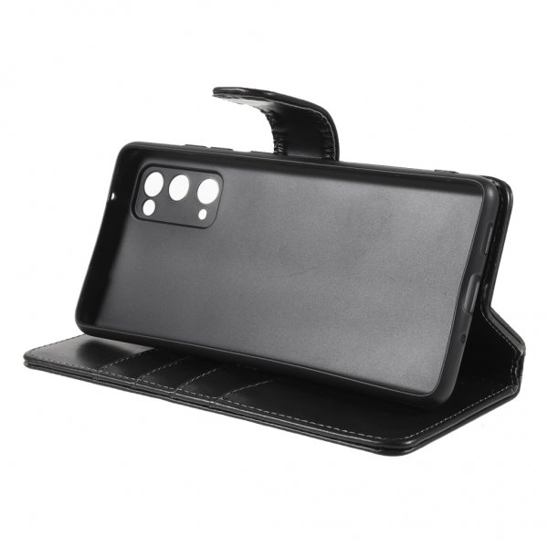 Nordic Covers Samsung Galaxy S20 FE Essential Leather Raven Black -kotelo