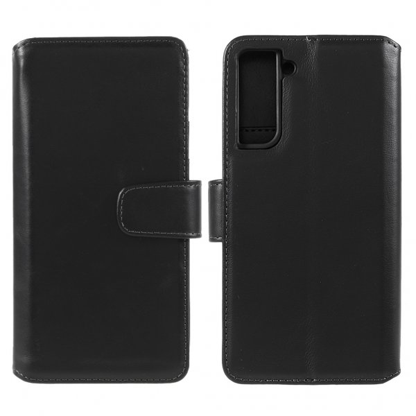 Nordic Covers Samsung Galaxy S21 Essential Leather Raven Black -suojakotelo