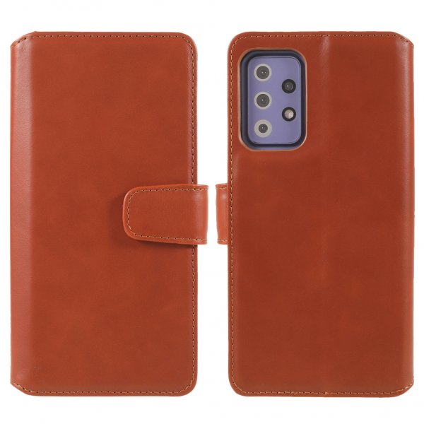 Nordic Covers Samsung Galaxy A52/A52s 5G Essential Leather Maple Brown -suojakotelo