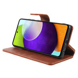 Nordic Covers Samsung Galaxy A52/A52s 5G Essential Leather Maple Brown -suojakotelo