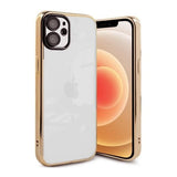 iPhone 11 Suojakuori Glitter Läpinäkyvä Iskunkestävä Kulta