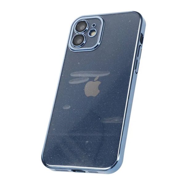 iPhone 12 Kuoret Glitter Läpinäkyvä Iskunkestävä Sininen