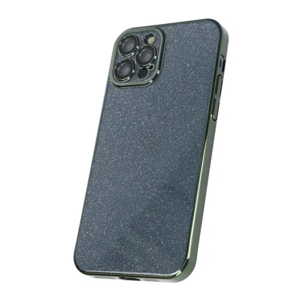 iPhone 12 Pro Kuori Glitter Läpinäkyvä Iskunkestävä Vihreä