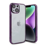 iPhone 14 Suojakuori Glitter Läpinäkyvä Iskunkestävä Violetti